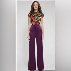Deep Purple Boot Cut Women's Pants